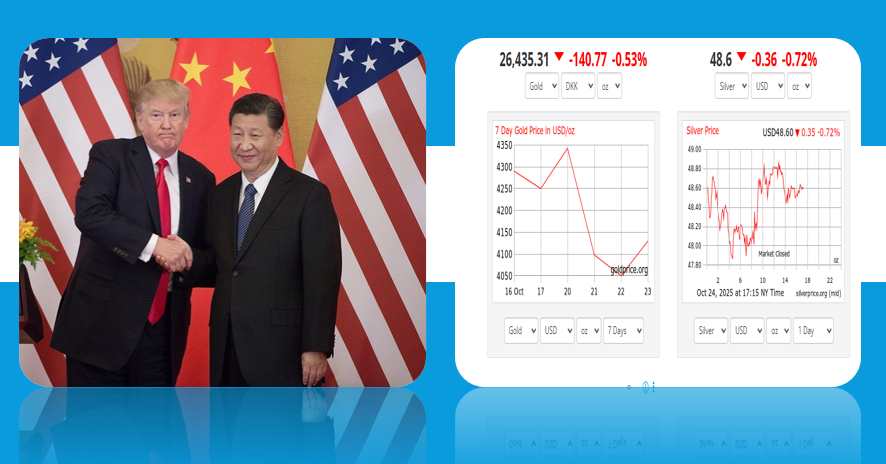 ट्रम्प र सी जिनपिङको बैठकले अन्तर्राष्ट्रिय बजारमा सुनको भाउमा भारी गिरावट